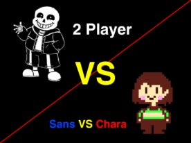 Sans vs Chara 2 player on Scratch 