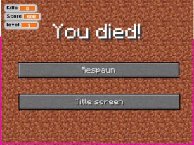 This is novel! Minecraft avoidance game!
