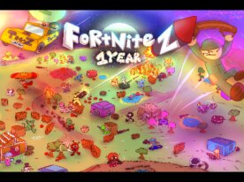 Fortnite Z 1-Year Anniversary Art