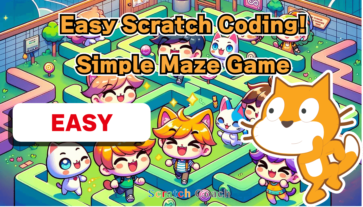 How to make a simple maze game in Scratch